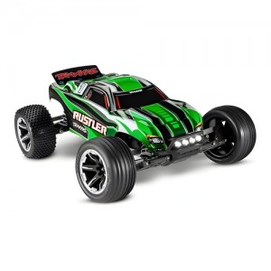 [Traxxas] ������ XL-5 1/10 ��Ÿ��� Ʈ�� (LED ���� �Ϸ�) ���͸�, ������ ���� RTR (������ ������) - �׸� �÷� RUSTLER W/ LED LIGHTS
