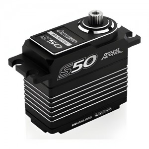 [POWER HD] S50 Metal Case HV, Brushless Servos 50Kg / 0.1sec (Titanium Gear) ��� SSR ����
