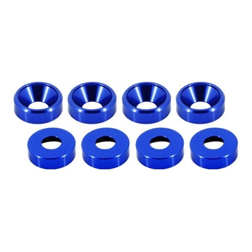[���ܼ�] RS-706-4-BL [VP PRO RACING] RS-706-4-BL Aluminium Countersink Washer (4mm) (Blue)
