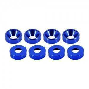 [VP PRO RACING] RS-706-4-BL Aluminium Countersink Washer (4mm) (Blue) 