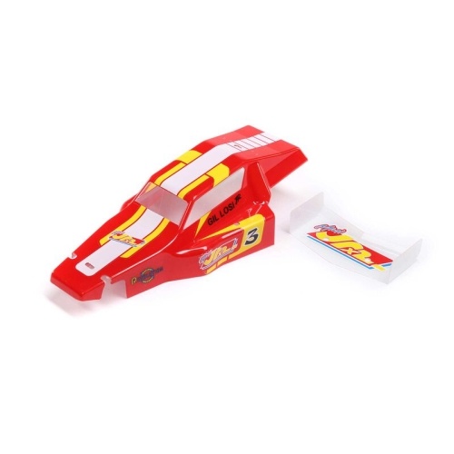 [���ܼ�] LOS210026 [TEAM LOSI] Body & Wing, Red: Mini JRX2