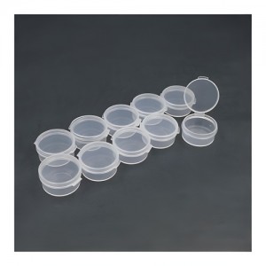 [KOSWORK] Clear Round Container (w/lid, ID 25mm, H12mm) (10pcs) 