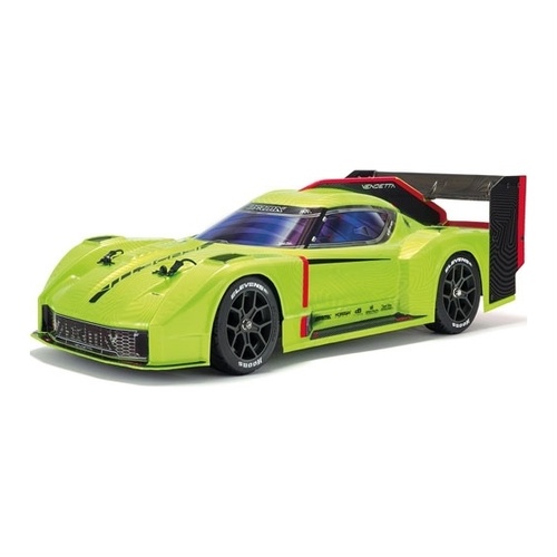 [���ܼ�] ARA4319V3T1 [ARRMA] 1/8 VENDETTA 4X4 3S BLX Brushless All-Road Speed Bash Racer, Green