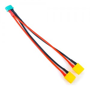 XT60 -> MPX ���� ������ ���̺� XT60 ���͸� 2���� MPX �Ŀ����(�Ŀ��ڽ�)�� ����