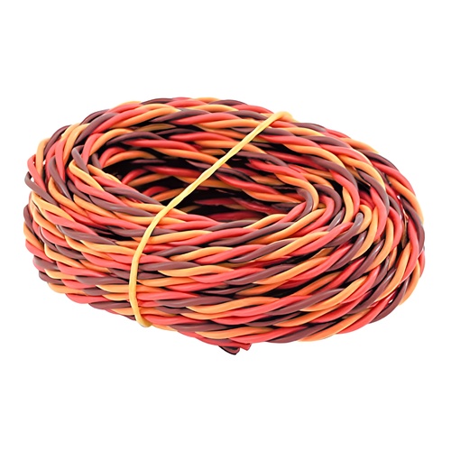[���ܼ�]  [AMASS] ���� ���弱 1M (����/����/��Ȳ) - Twisted, R/B/O (22AWG/0.08*60 x ���� 1M)