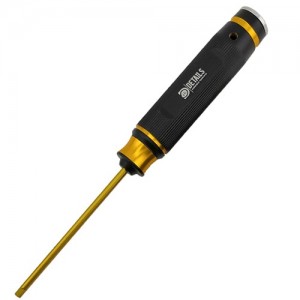 [DETAILS TECH] (Ƽź ��) Premium Allen Wrench Set - Black Gold 1pcs Vertical Line Pattern Big Handle Hex 3.0 