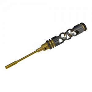 [DETAILS TECH] (Ƽź ��) Titanium Coated Tips Nut Drivers - Ink Gold Honeycomb (4.0 x 180mm) 