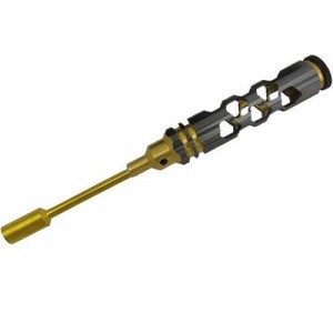 [DETAILS TECH] (Ƽź ��) Titanium Coated Tips Nut Drivers - Ink Gold Honeycomb (8.0 x 180mm) 