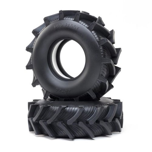 [���ܼ�] LOS44004 [TEAM LOSI] D&D Paddy Tire w/Foam (2): LMT Mega