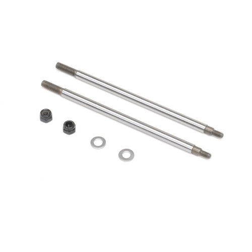 [���ܼ�] LOS243019 [TEAM LOSI] Nutted Shock Shaft, F/R (2): LMT Mega
