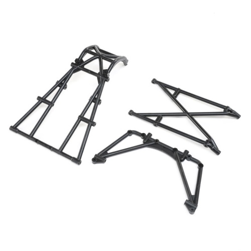 [���ܼ�] LOS241056 [TEAM LOSI] Rear Cage & Hoop Bar, Black: LMT Mega