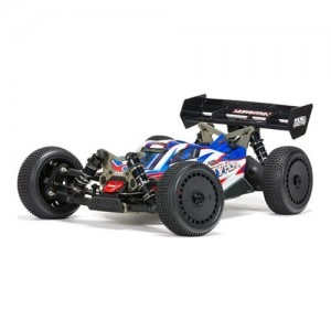 [ARRMA] 1:8 TLR Tuned TYPHON 6S 4WD BLX Buggy RTR, Red/Blue ������, ���͸� ���� (������)