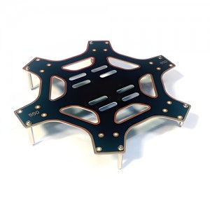 F550 �� ���дϾ� ��ǻ�� ��ġ �г� (��������� ��ġ�� / ���� 30mm)  F550 Upper pannel for Raspberry Pi