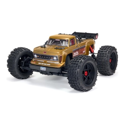 [���ܼ�] ARA4410V2T1 [ARRMA] 1:10 OUTCAST 4x4 4S V2 BLX RTR Stunt Truck Bronze