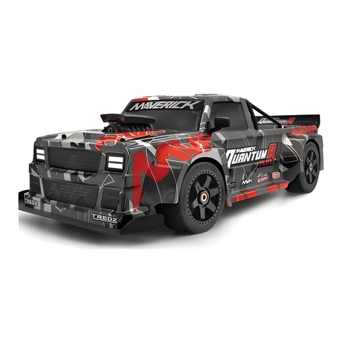 [���ܼ�] 150313-HPI [HPI] - QuantumR Flux 4S 120A 1/8 4WD Race Truck - Grey/Red