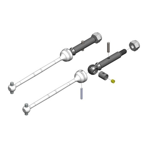 [���ܼ�] 20060 [MIP] 20060 - Shiny CVD Kit, Losi Mini-T/B 2.0 Series