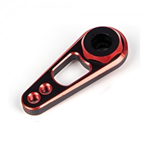 [TR] 25T Metal Servo Horn Set (Universal Type/Hole/RED-Black) 