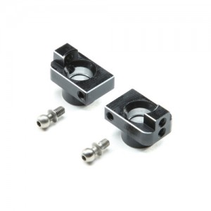 [TEAM LOSI] Hub Set Rear, Aluminum: Mini-T 2.0, Mini-B 