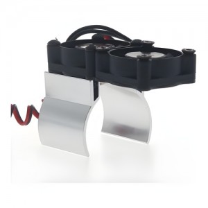[DETAILS TECH] (1:10 ��� ��Ʈ��ũ ��) 36mm Alu RC Car Double Motor Cooling Fan with Heatsink 