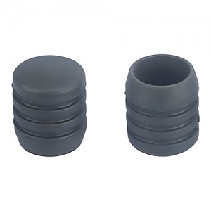 [TR] Landing Skid Rubber End (Black/��20 Boom) 