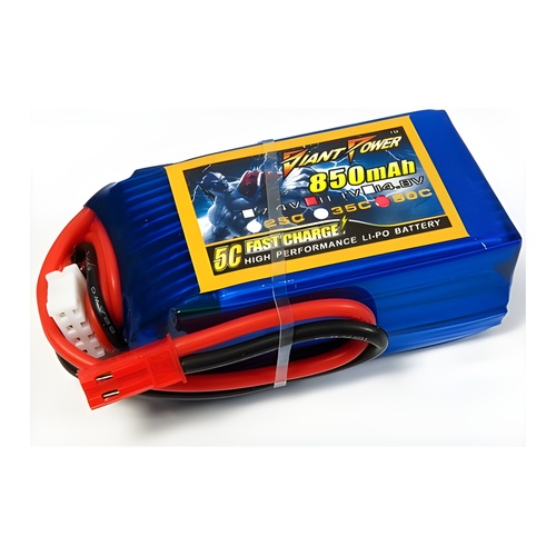 [���ܼ�] 850-3S-50C [GIANT POWER] 11.1V 850mAh 50C ��Ƭ ������ ���͸� (JST ��)