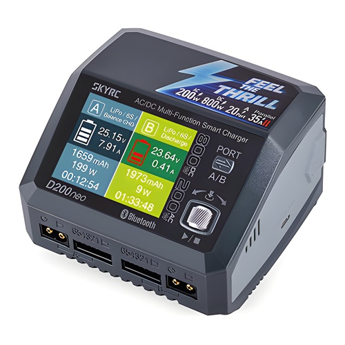 [���ܼ�] SK-100196-01 [SKYRC] D200 Neo 20A AC 200W / DC 800W (��������, ��� �ʰ���, �ʼ��� ������)
