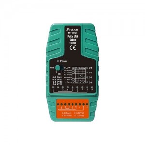PROKIT (MT-7064) POE&�����̺� �׽��ͱ� IEEE 802.3 af/at, RJ11/RJ12/RJ45 
