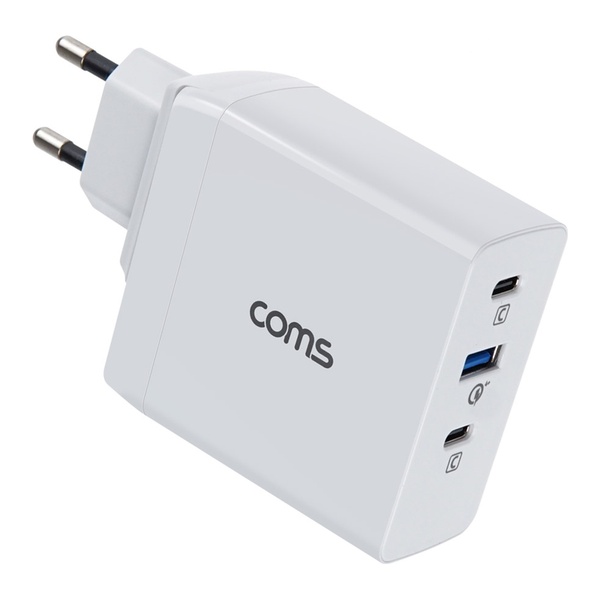 [���ܼ�] LV090 [Coms] 90W 3��Ʈ GaN �ʰ��� ������ USB-C PD3.0 QC4.0 (���� USB-C Ÿ�� ���̺� ����)