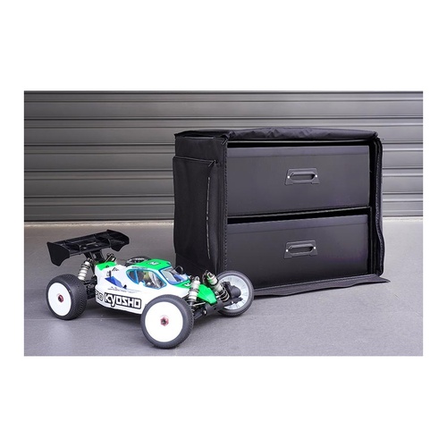 [���ܼ�] KOS32252PP [KOSWORK] 1/8 Dual Drawer PP Frame Buggy/Onroad Car Bag (1/8, 2 Large)