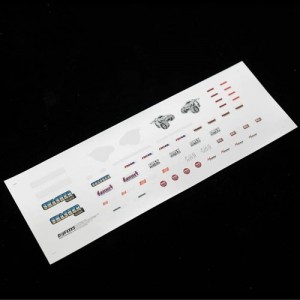 [ROC HOBBY] 1:24 Smasher BLUE CAR DECAL SHEET 