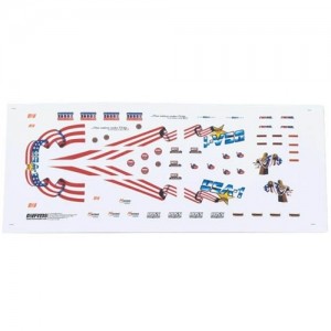 [ROC HOBBY] Fms 12402Wh Smasher Body Decal Fms-C3076 