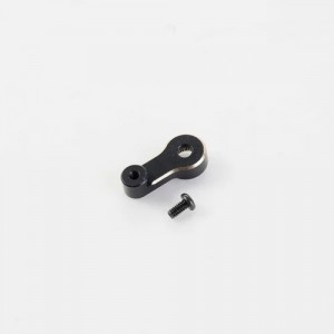 [ROC HOBBY] FCX24 BRASS STEERING SERVO ARM HORN BLACK 