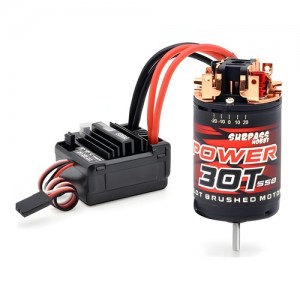 [SURPASS HOBBY] 550 Brushed Motor 3-Slot w/ 80A ESC Combo 30T RPM:11000 