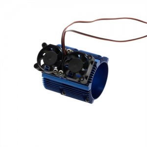 [DETAILS TECH] Aluminum Motor Cooling Double-Fan 41-43mm 