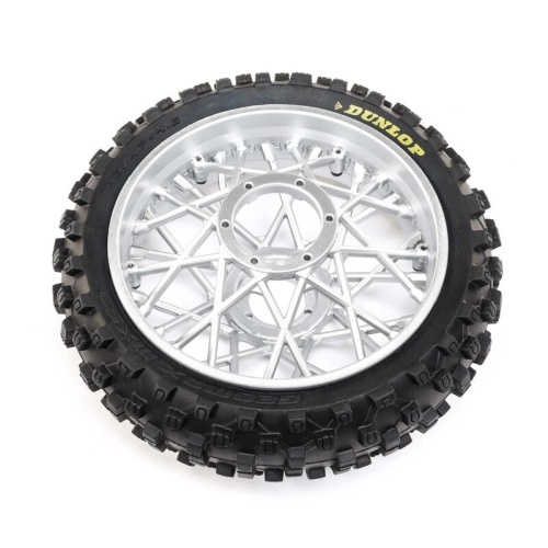 [���ܼ�] LOS46007 [TEAM LOSI] Dunlop MX53 Rear Tire Mounted, Chrome: Promoto-MX