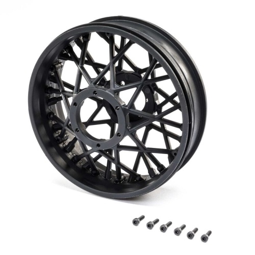 [���ܼ�] LOS46001 [TEAM LOSI] Rear Wheel Set, Black: Promoto-MX