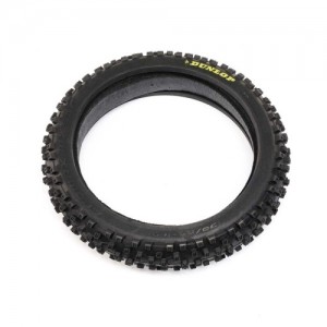 [TEAM LOSI] Dunlop MX53 Front Tire with Foam, 60 Shore: Promoto-MX 