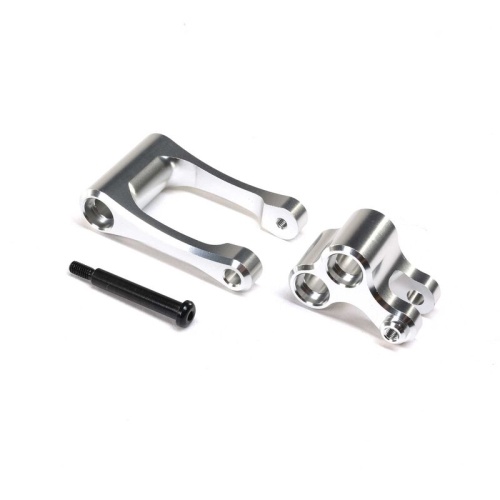 [���ܼ�] LOS364001 [TEAM LOSI] Aluminum Knuckle & Pull Rod, Silver: Promoto-MX