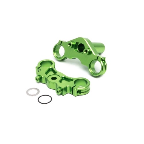 [���ܼ�] LOS364008 [TEAM LOSI] Aluminum Triple Clamp Set, Green: Promoto MX