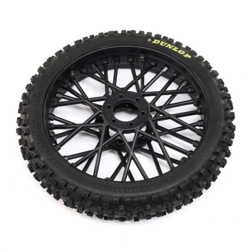 [���ܼ�] LOS46004 [TEAM LOSI] Dunlop MX53 Front Tire Mounted, Black: Promoto-MX