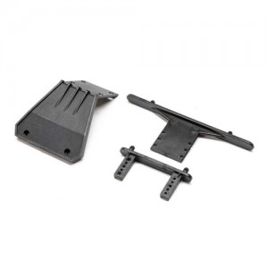 [TEAM LOSI] LOS211031 Bumper, Body Mounts: Mini JRXT 