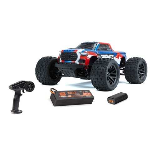 [���ܼ�] ARA2102T1 [ARRMA] 1/18 �׷��� �׷� �ް� 380 �귯�õ� 4X4 ���� Ʈ�� RTR (���͸� �� ������ ����, ���� �÷�)