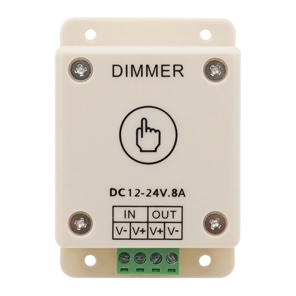 [���ܼ�] BB130 Coms DC LED���� ���� ��Ʈ�ѷ�(Dimmer) / ��ġ ���� / �͹̳� Ÿ�� / 12-24V 8A