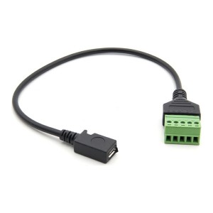 Coms �͹̳� ��ȯ ���̺� 30cm(USB) Micro B(F)/5Pin �͹̳� 