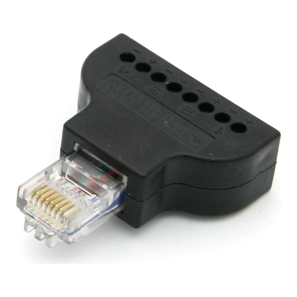 [���ܼ�] BF038 Coms �͹̳� ��ȯ(RJ45) RJ45 M / 8Pin �͹̳�