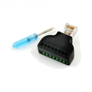 Coms �͹̳� ��ȯ(RJ45), RJ45 M/8Pin �͹̳� 