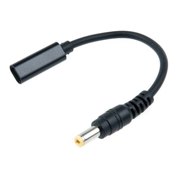 [���ܼ�] IF967 Coms USB 3.1 Type C ��Ʈ�� ������ȯ ���� ���̺� 15cm CŸ�� PD to DC 5.5 2.5