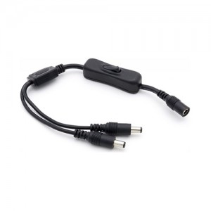 Coms DC ���� �й��(On/Off ��ư) / 2�й� / DC 5.5(2.1) MF / 35cm 