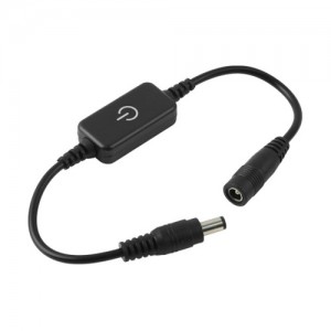 Coms DC ���� ���̺�(On/Off ��ġ��ư) Black DC 5.5 ����, 30cm 