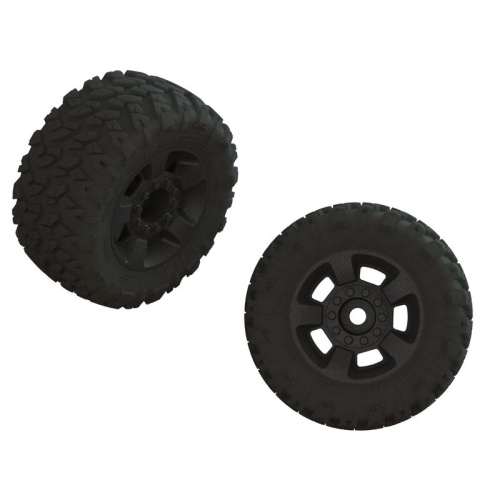 [���ܼ�] ARA550109 [ARRMA] ARA550109 dBoots RAGNAROK Pre-mounted Tire Set (2)